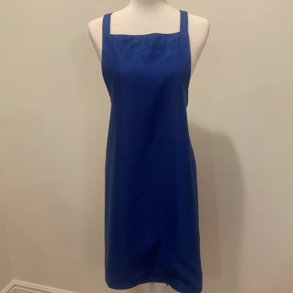 New Happy Chef Reversible Apron Royal Blue Maroon One Size